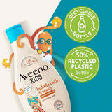Aveeno Kids Bubble Bath & Wash 400ml