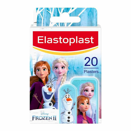 Elastoplast Kids Disney Frozen Plasters 20 Pack – protects cuts and grazes