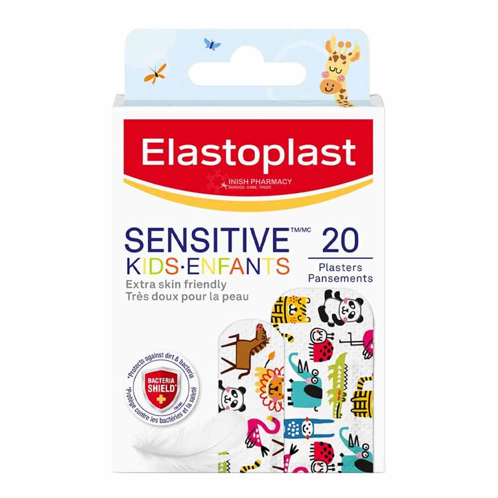 Elastoplast Kids Sensitive Animal Plasters 20 Pack