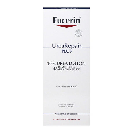 Eucerin Dry Skin 10% Urea Lotion Pump 400ml – soothes and protects eczema-prone skin