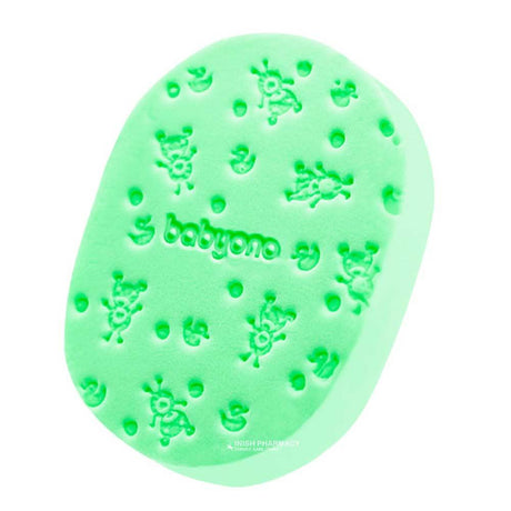 Babyono Delicate Baby Sponge Green – a gentle, skin-safe essential for baby care