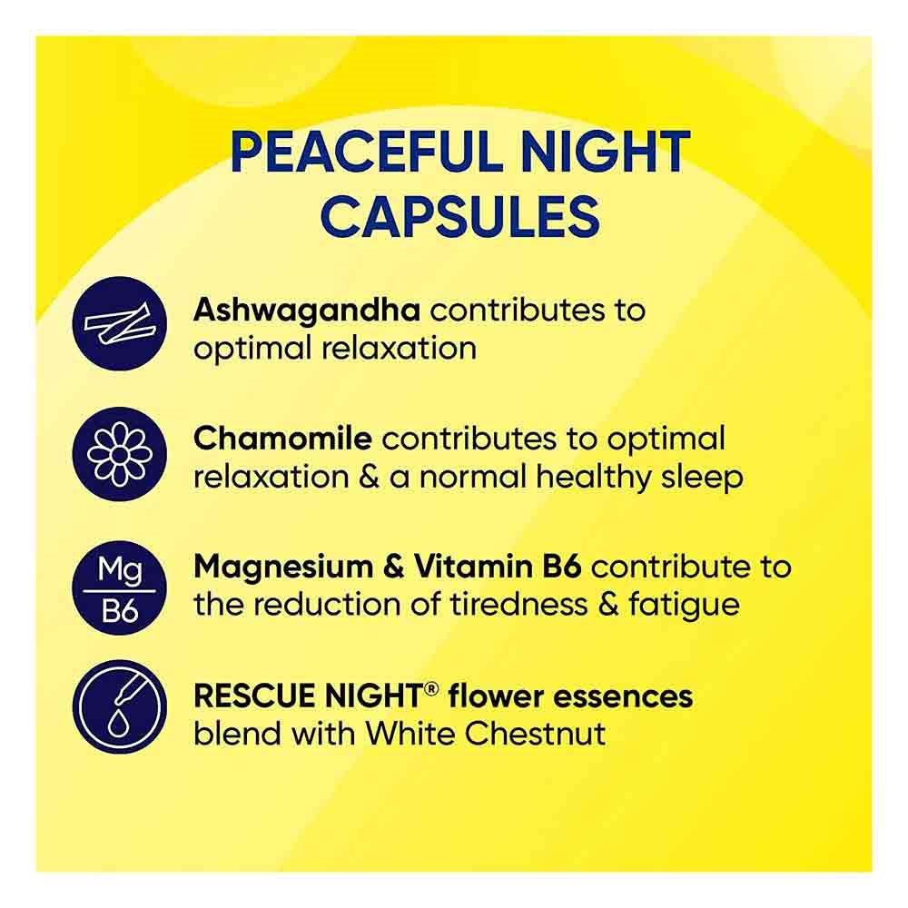 Bach Rescue Remedy Peaceful Night Capsules 30 Pack