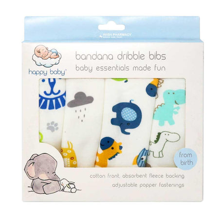 Bamboo Bandana Dribble Bibs Safari – a trusted essential for mother and baby care