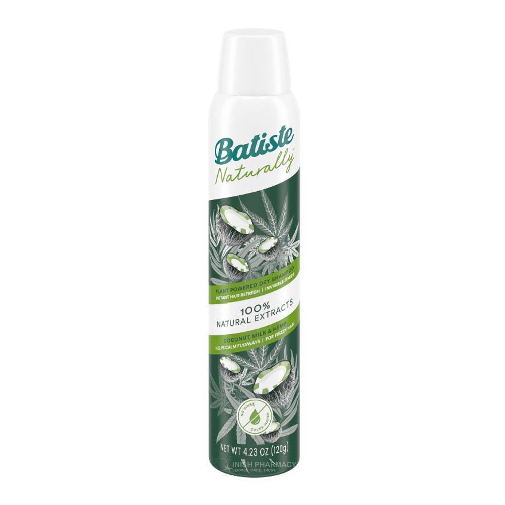 Batiste Naturally Dry Shampoo Coconut Milk & Hemp Seed Oil 200ml