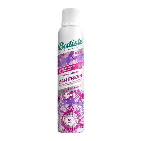 Batiste Dry Shampoo 24H Fresh 200ml – refreshes and volumises hair between washes