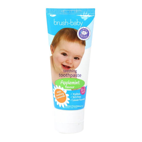 Brush-Baby Teething Toothpaste Applemint Flavour 50ml from Brushbaby