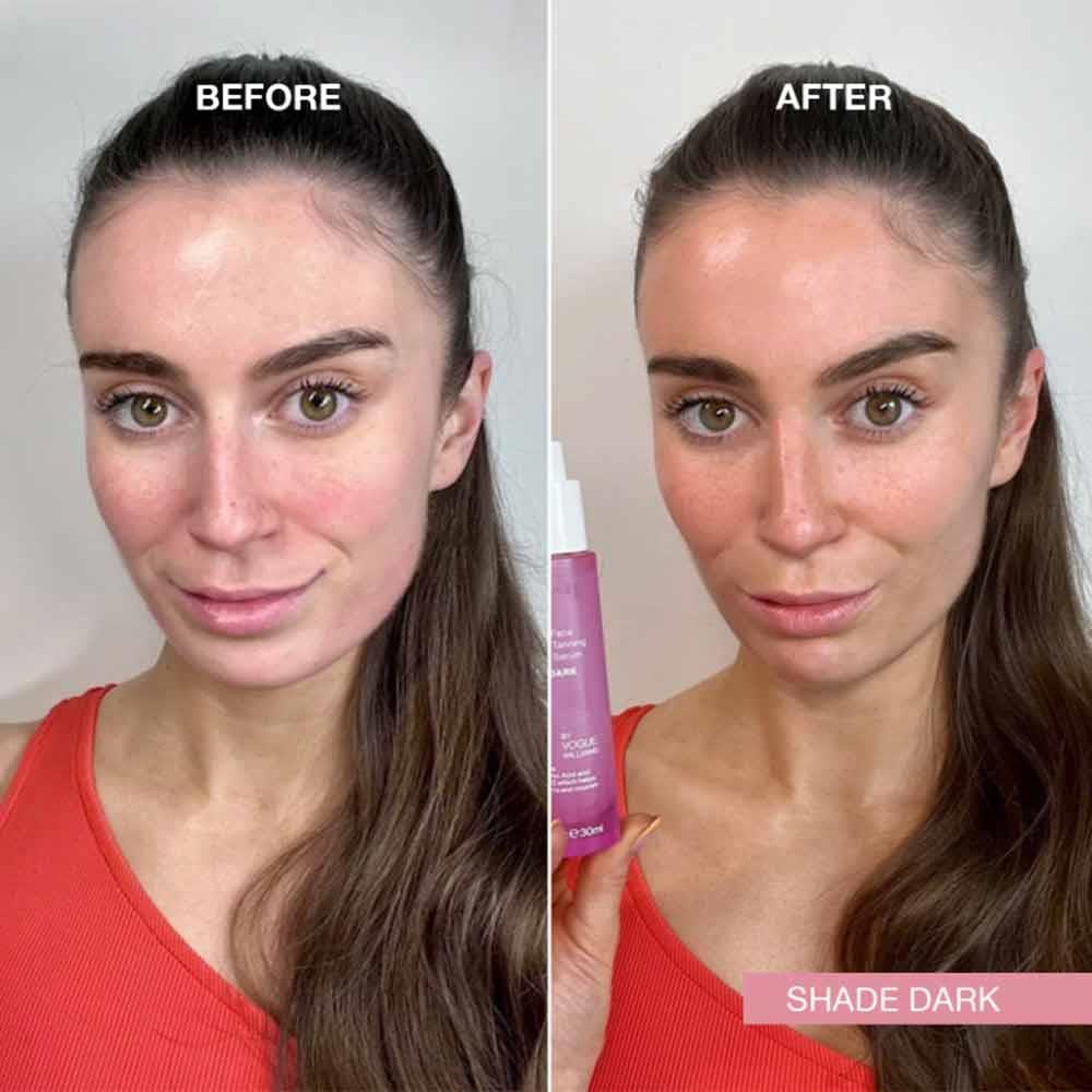 Bare By Vogue Face Tanning Serum Dark 30ml