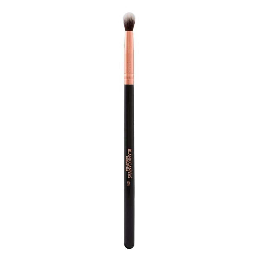 Blank Canvas Cosmetics Dimension Series E01 Metallic Rose Gold & Black Small Blending Brush
