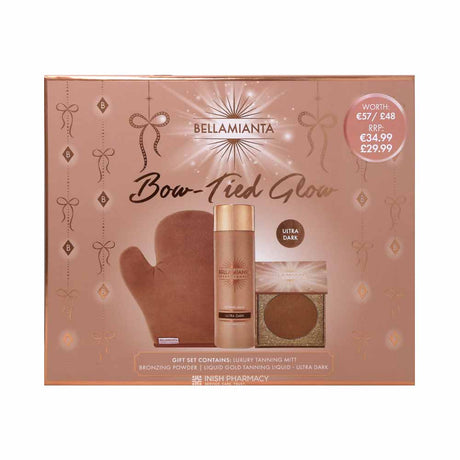 Bellamianta Bow-Tied Glow Tanning Set Ultra Dark