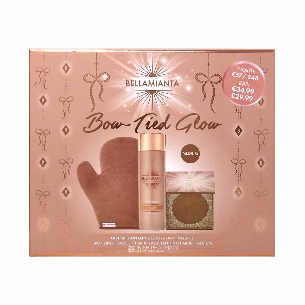 Bellamianta Bow-Tied Glow Tanning Set Medium