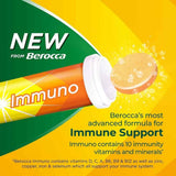 Berocca Immuno Sugar-Free Orange Effervescent Tablets 15 Pack