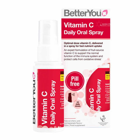 BetterYou Vitamin C Daily Oral Spray 50ml – vitamin C to support a healthy immune system