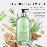 Baylis & Harding Vetiver Cedar & Lemongrass  Hand Wash 500ml