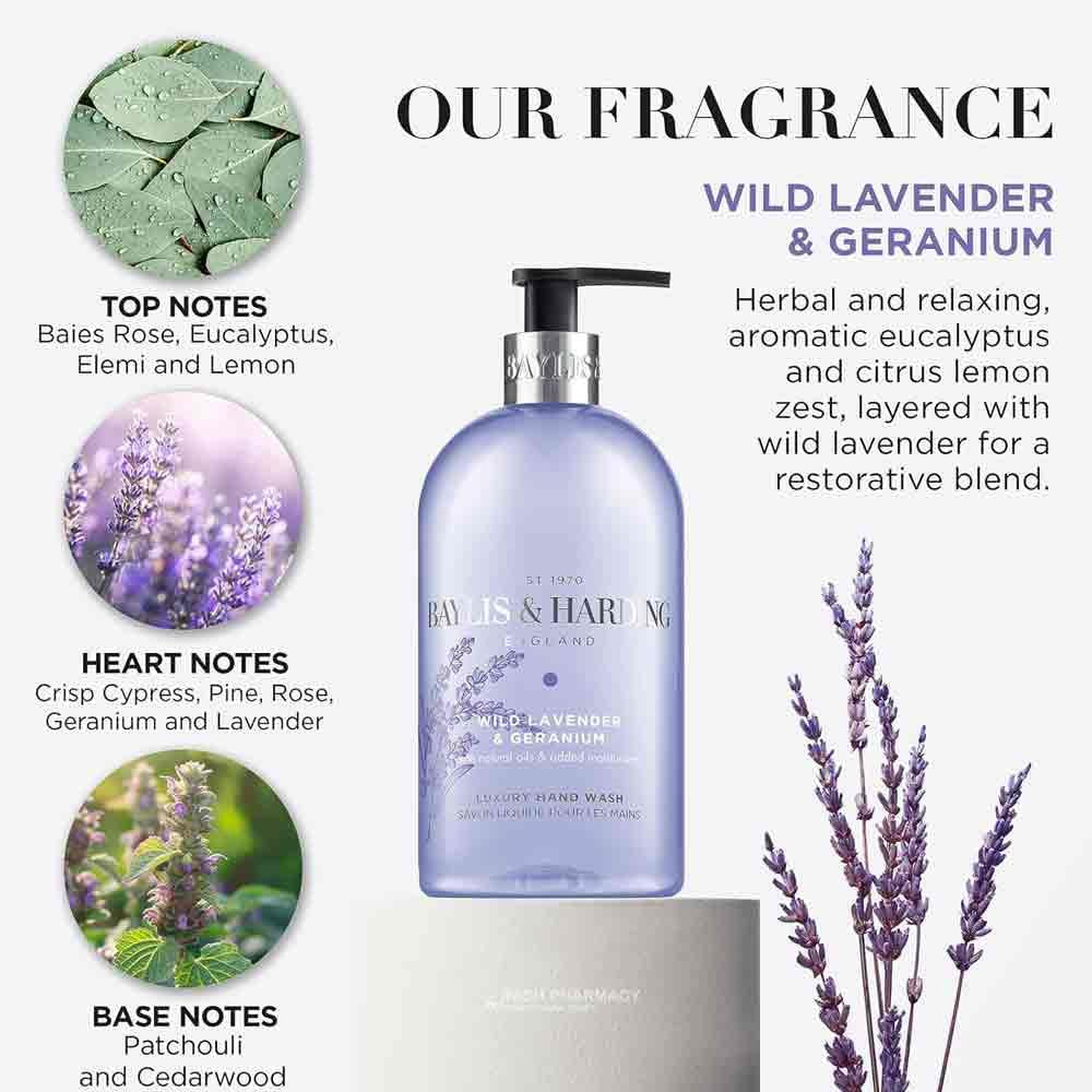 Baylis & Harding Wild Lavender & Geranium Hand Wash 500ml