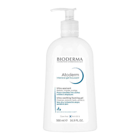 Bioderma Atoderm Intensive Gel Moussant Cleansing Foaming Gel 500ml – dermatologist-developed for healthy skin