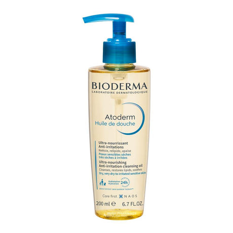 Bioderma Atoderm Ultra-Nourishing Anti-Irritation Shower Oil 200ml – dermatologist-developed for healthy skin