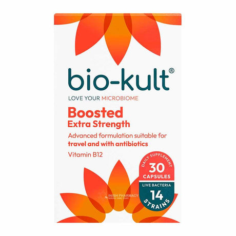 Bio-Kult Boosted Extra Strength Multi-Action 30 Capsules – to support a healthy digestive system