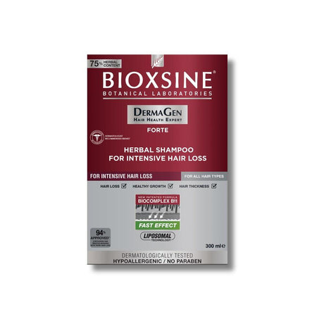 Bioxsine Forte Hair Loss Herbal Shampoo 300ml – helps reduce hair loss and support regrowth
