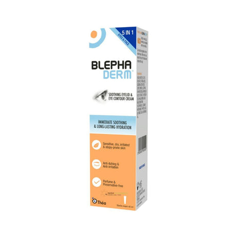 Blephaderm Soothing Eyelid & Eye Contour Cream 40ml – gently cleanses eyelids to relieve blepharitis