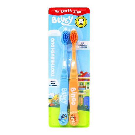 Bluey Toothbrush Twin Pack – for effective daily oral hygiene