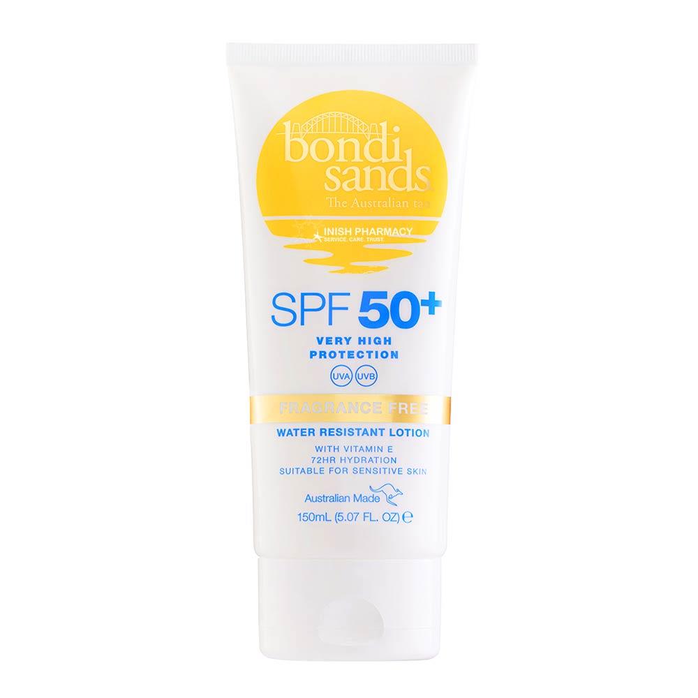 Bondi Sands Fragrance Free Sunscreen Lotion SPF50+ 150ml