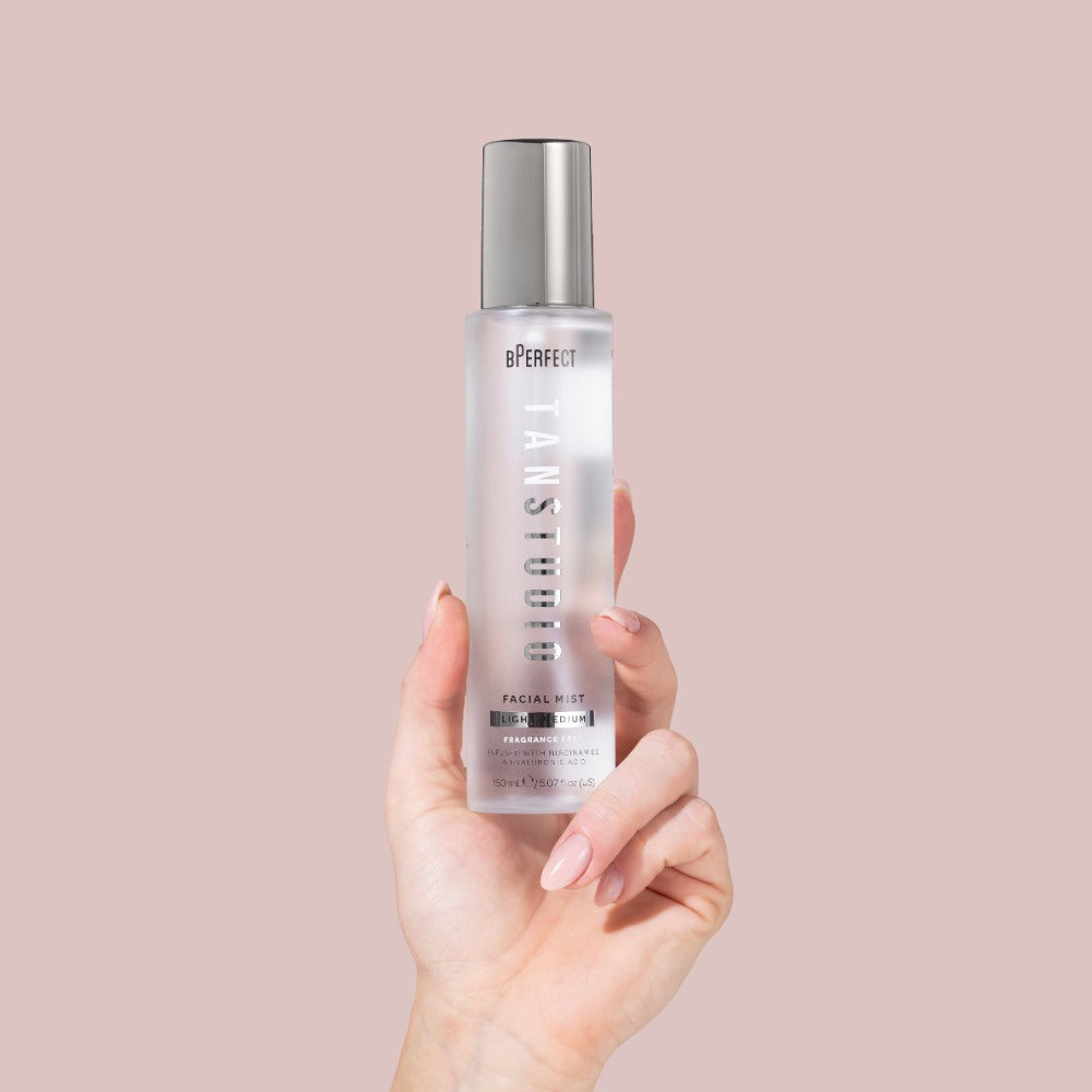 Bperfect Tan Studio Facial Tanning Mist Light Medium Unfragranced 150ml