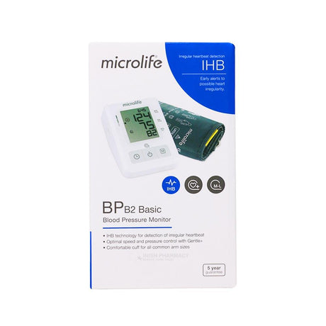 Microlife Blood Pressure Monitor with IHB Technology BPB2 Basic – for everyday health and wellbeing