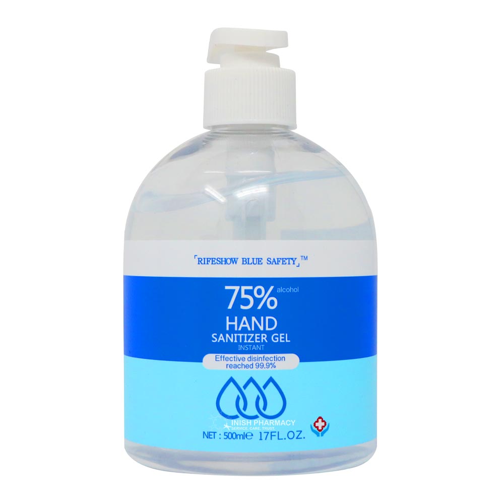 Blue Safety Instant Hand Sanitizer Gel 500ml