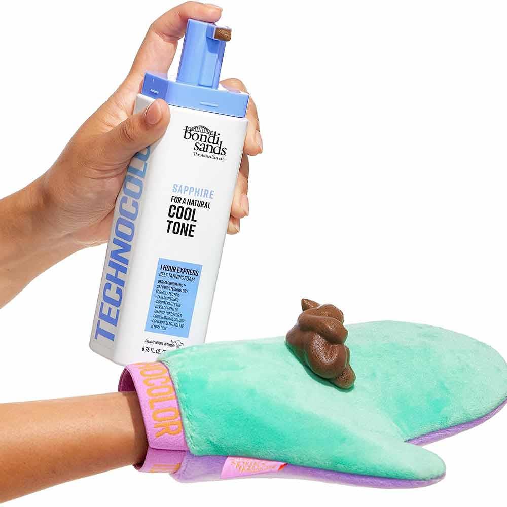 Bondi Sands Technocolor 1 Hour Express Self Tanning Foam Sapphire 200ml