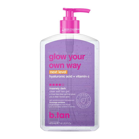B.Tan Glow Your Own Way Next Level - Self Tan Gel 473ml by Btan