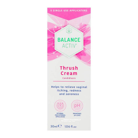 Balance Activ Thrush Cream 30ml – an effective treatment for thrush and vaginal discomfort