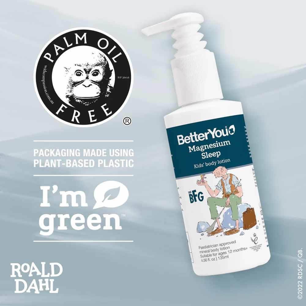 BetterYou Magnesium Sleep Kids Body Lotion 135ml