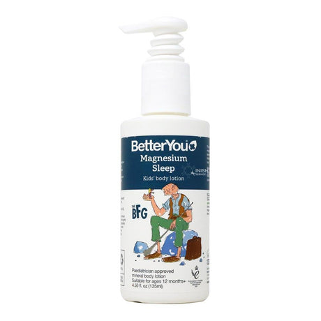 BetterYou Magnesium Sleep Kids Body Lotion 135ml – a trusted essential for mother and baby care