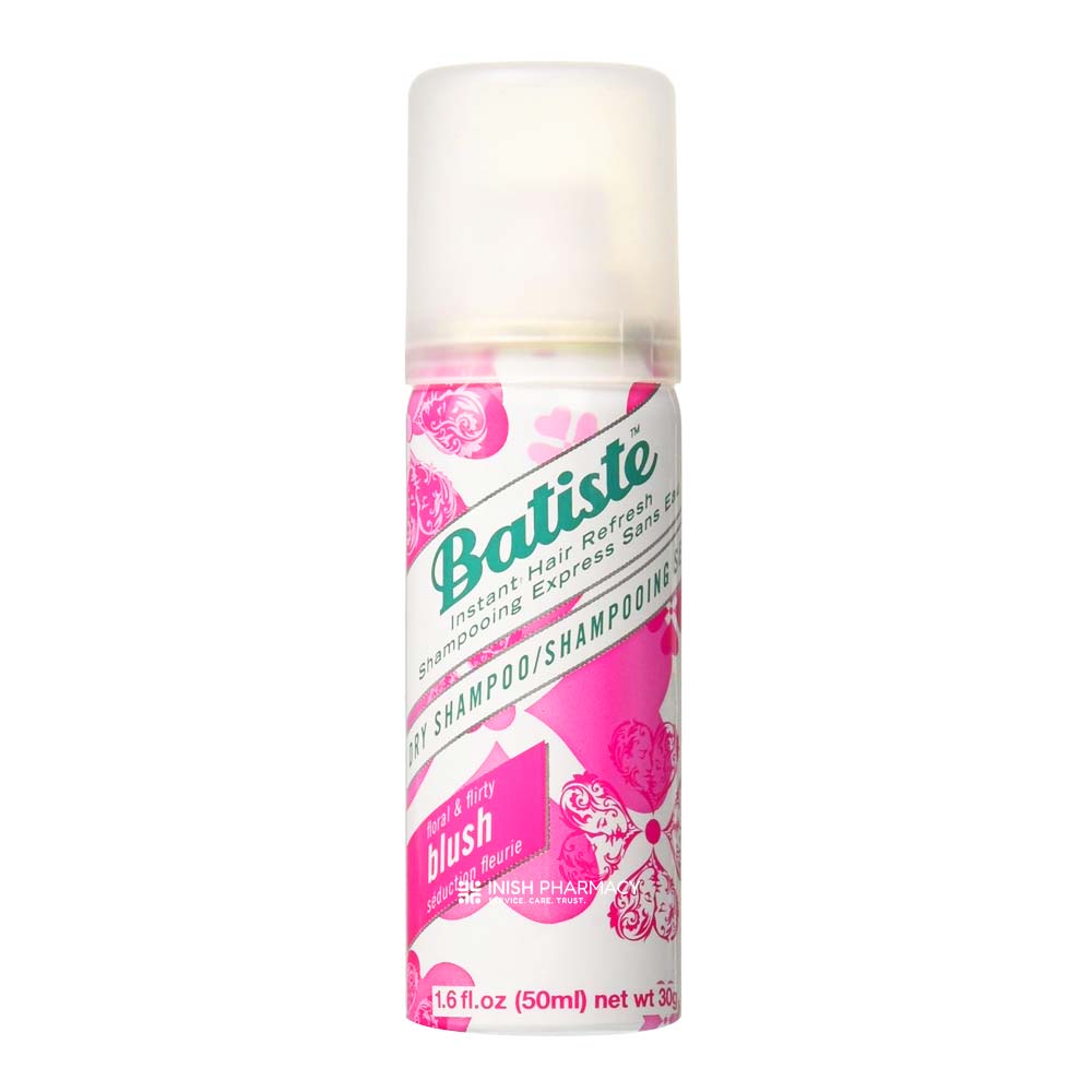 Batiste Dry Shampoo Travel Size Blush 50ml – refreshes and volumises hair between washes
