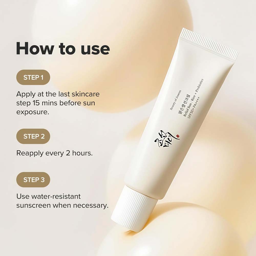 Beauty of Joseon Rice & Prebiotic Sunscreen SPF50+ 50ml