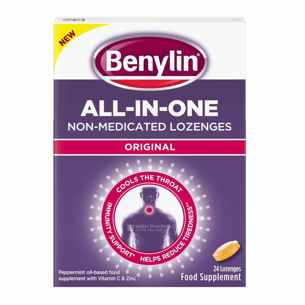 Benylin All-In-One Lozenges Original 24 Pack