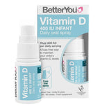 BetterYou Infant DLUX Daily Vitamin D Oral Spray 400IU 15ml