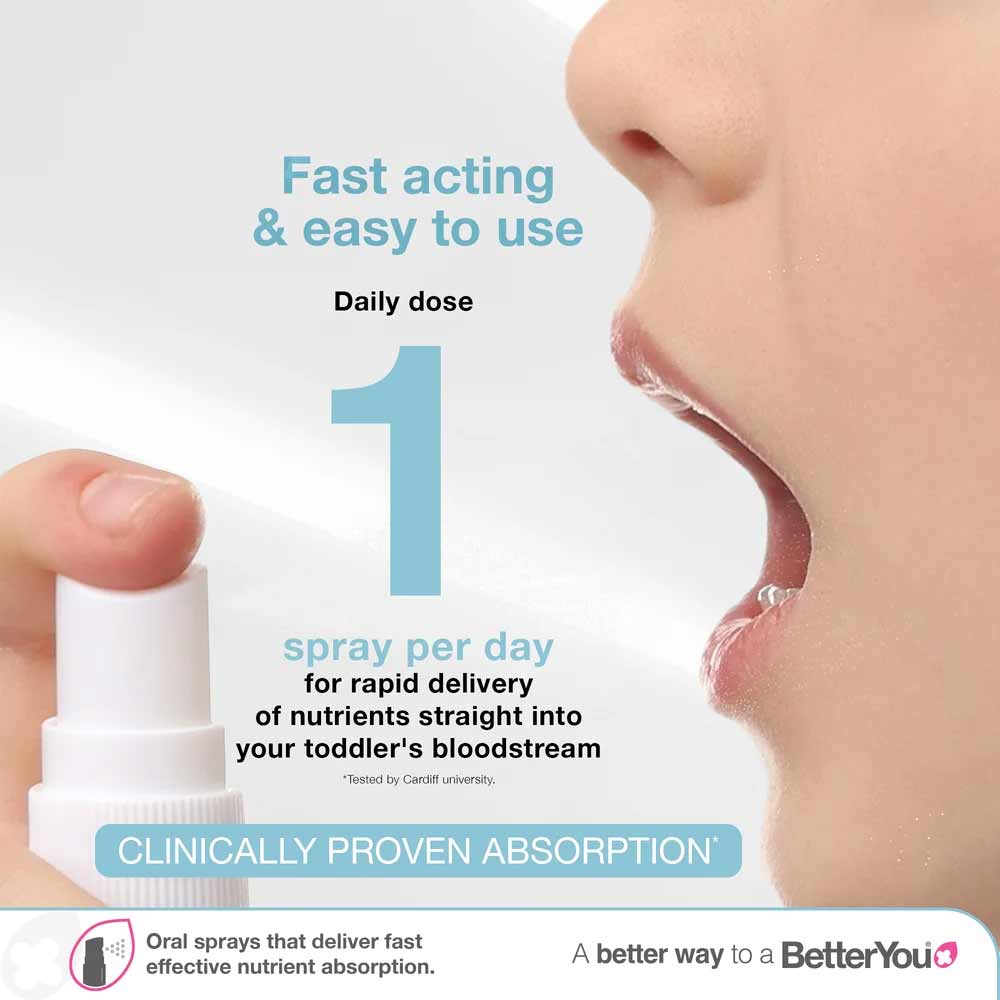 BetterYou Infant DLUX Daily Vitamin D Oral Spray 400IU 15ml