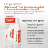 BetterYou Vitamin D3 + Turmeric Oral Spray 50ml