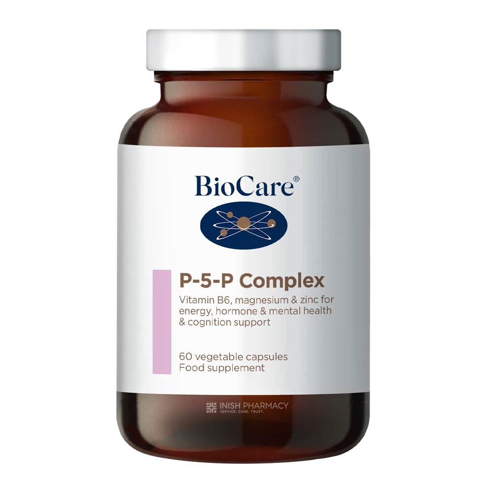 Bio Care P-5-P Complex 60 Capsules – to support memory, concentration and cognitive function