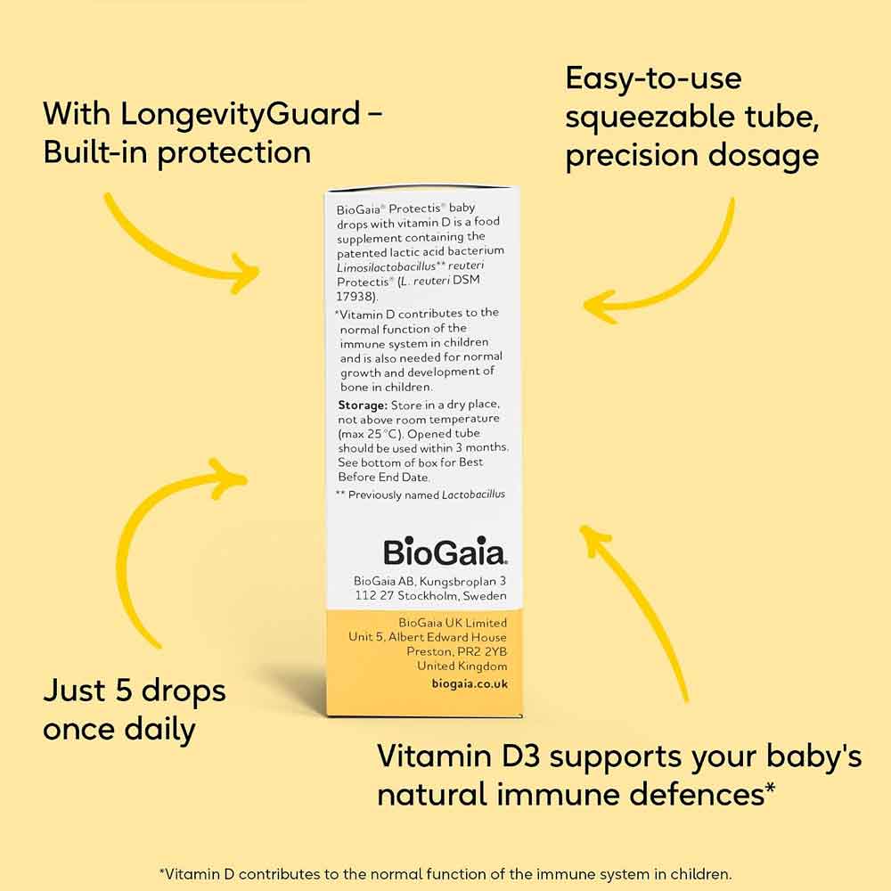 BioGaia Protectis Baby Drops With Vitamin D 10ml