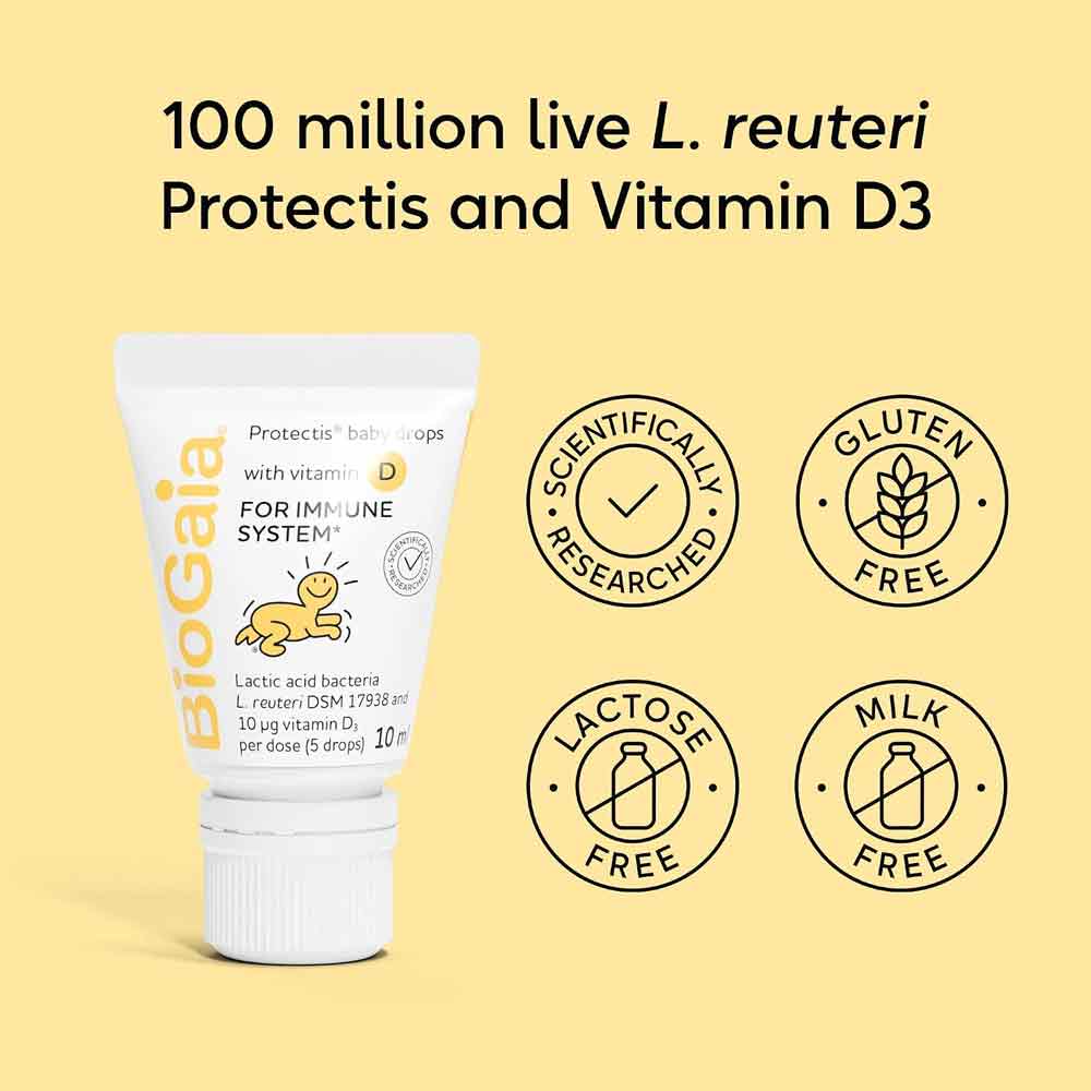 BioGaia Protectis Baby Drops With Vitamin D 10ml