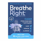 Breathe Right Clear Nasal Strips Small/Medium 10 Pack – relieves nasal congestion and sinus pressure