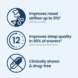 Breathe Right Clear Nasal Strips Small/Medium 10 Pack