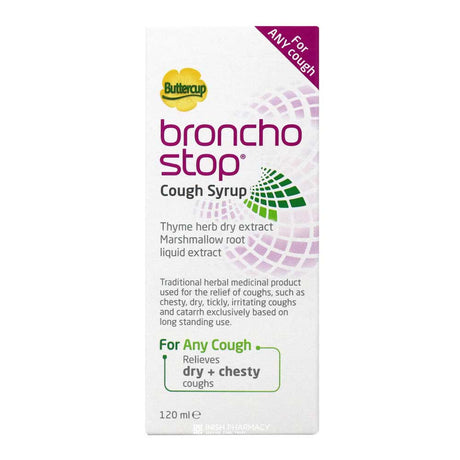 Broncho Stop Cough Syrup 120ml – soothes and relieves persistent coughs