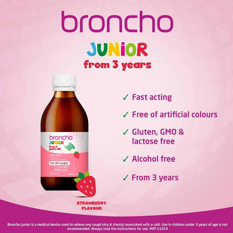 Broncho Stop Junior Cough Syrup 200ml