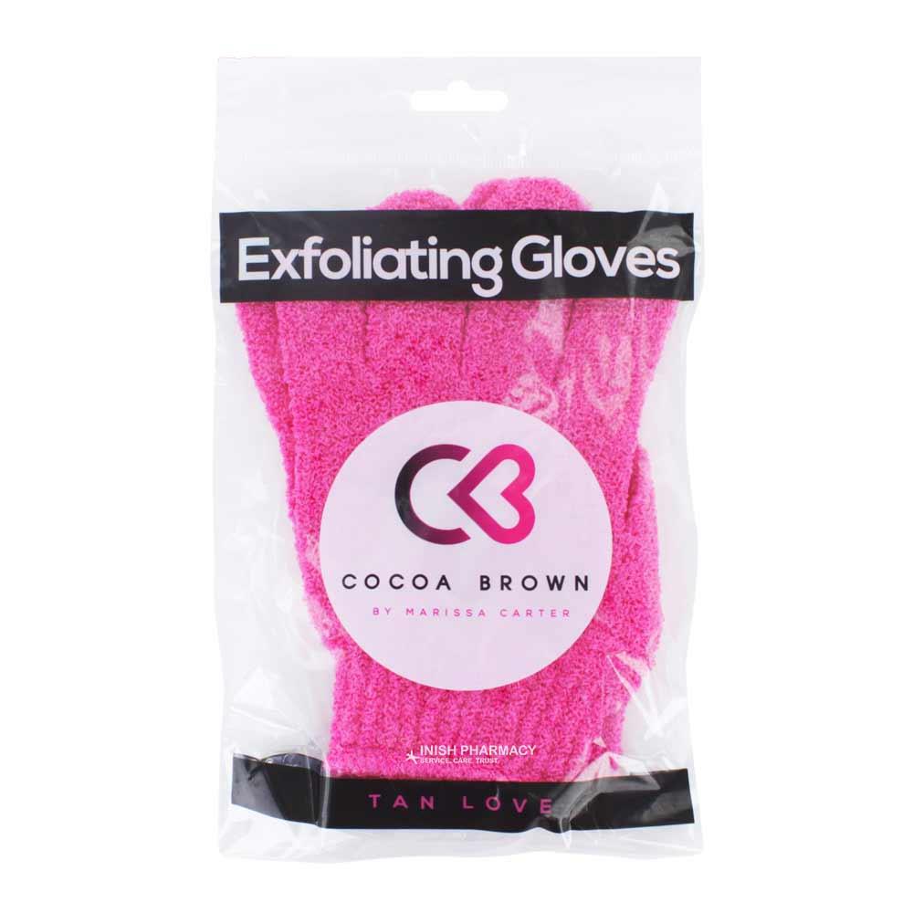 Cocoa Brown Exfoliating Gloves