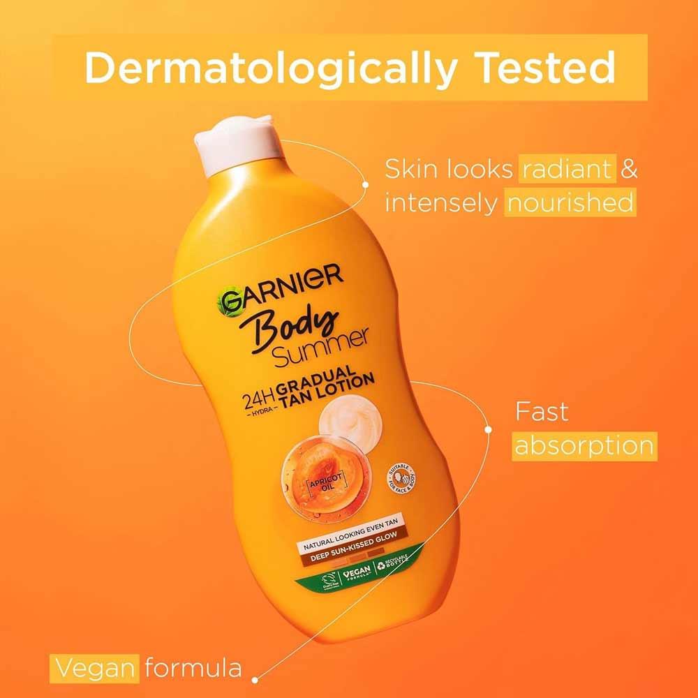 Garnier Summer Body Moisturising Lotion Deep Sun-Kissed Look 400ml