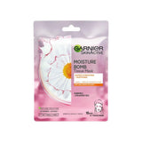 Garnier Skin Active Moisture Bomb Sheet Mask - Chamomile Hydrating Soothing For Dry Sensitive Sk