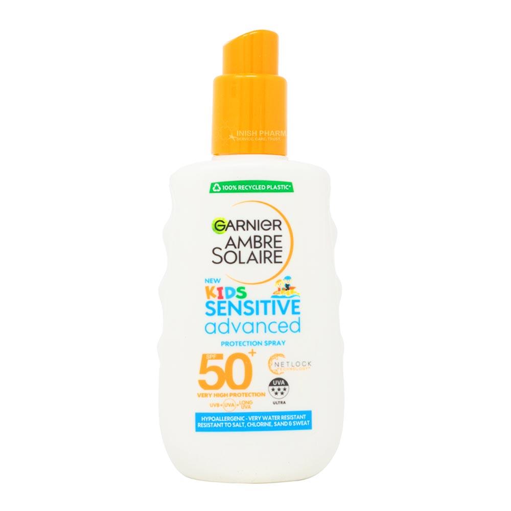 Garnier Ambre Solaire Kids Sensitive Advanced Sun Spray SPF50+ 150ml